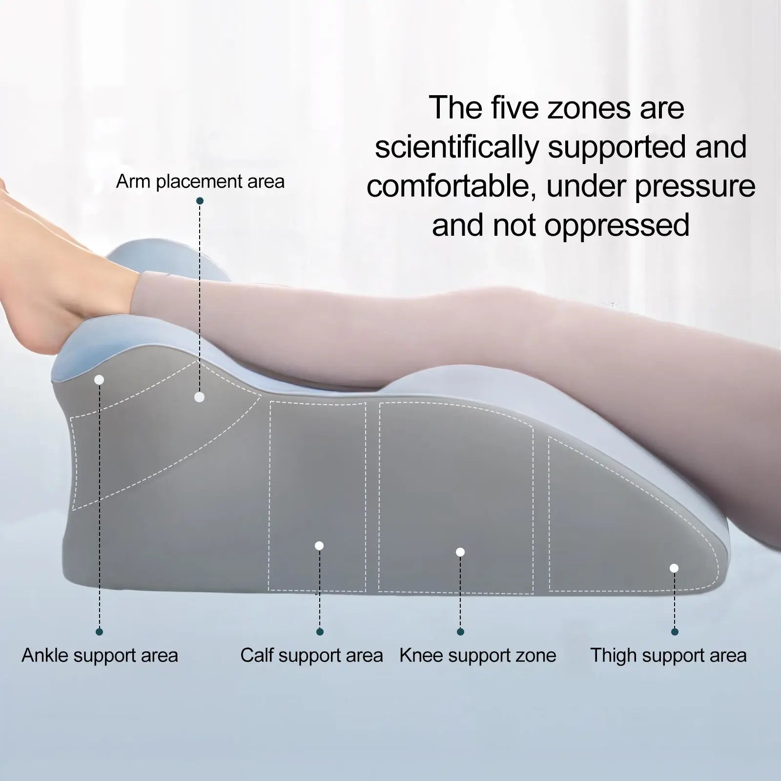 Ergonomic Memory Foam Pillow, Versatile Used,For Neck, Back and Leg Support, Suitable for Face-Down Reading Pillow, Soft and Comfortable Fabric, Multi-Purpose, Removable, Sleepingpillow Home, Sofa，Living Room, Bed Gift
